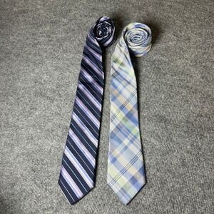Stafford Neckties Men's Striped Plaid Professional Business Dress Ties (2)